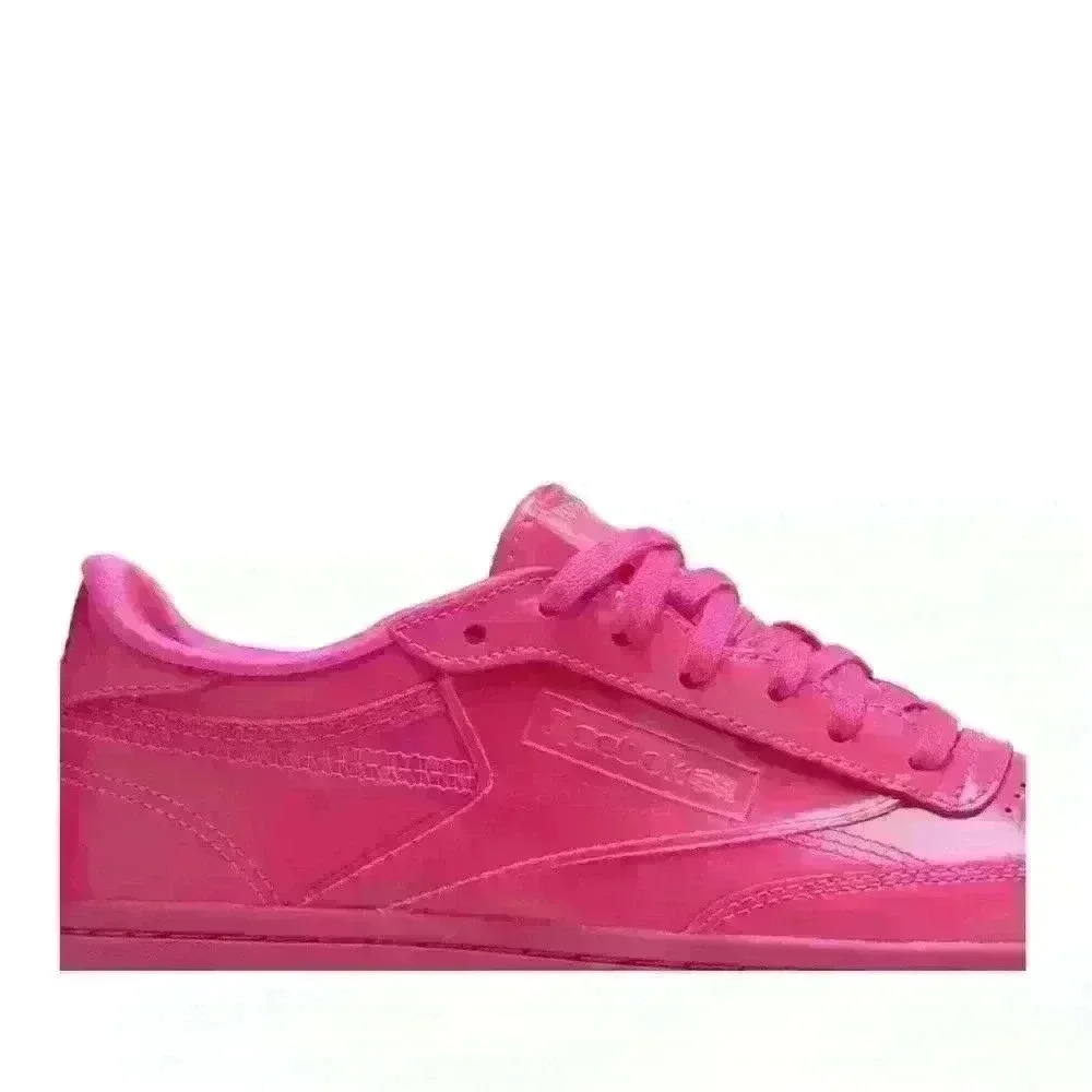 Rare NWT Reebok X Cardi B Club C Dynamic Pink Tennis shoes Sneakers size 5 - Picture 5 of 11